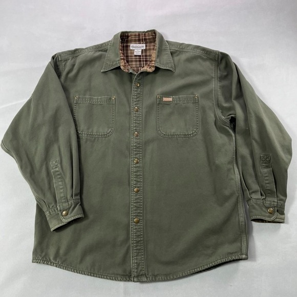 Carhartt Forest Green Button-Up Shirt Jacket - Picture 5 of 16